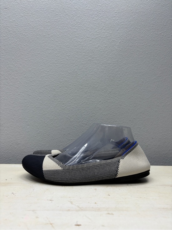 Rothy's Shoes - Rothy’s The Flat Cap Toe Plaid Rounded Flats Size 9